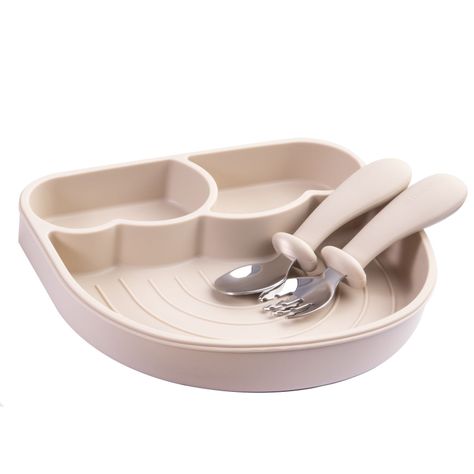 Set Alimentación Summer Silicona Beige-4