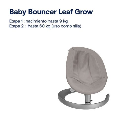 Baby Bouncer Leaf Grow Quartz Nuna-1