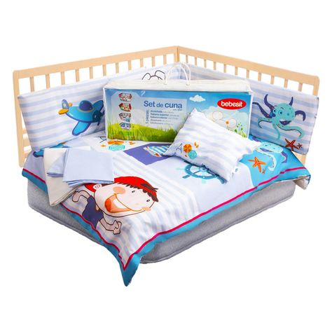 Set de Cuna Perrito Marino 5 Piezas Bebesit-0