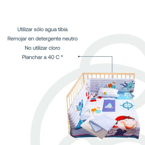 Set de Cuna Perrito Marino 5 Piezas Bebesit-5