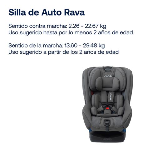 Silla de auto Nuna convertible RAVA Granite-1