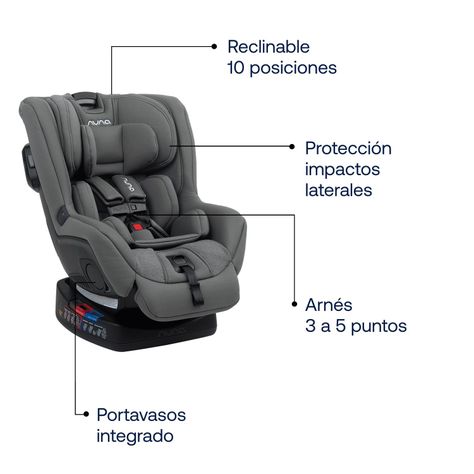 Silla de auto Nuna convertible RAVA Granite-2
