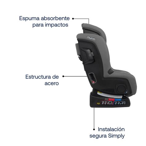 Silla de auto Nuna convertible RAVA Granite-3