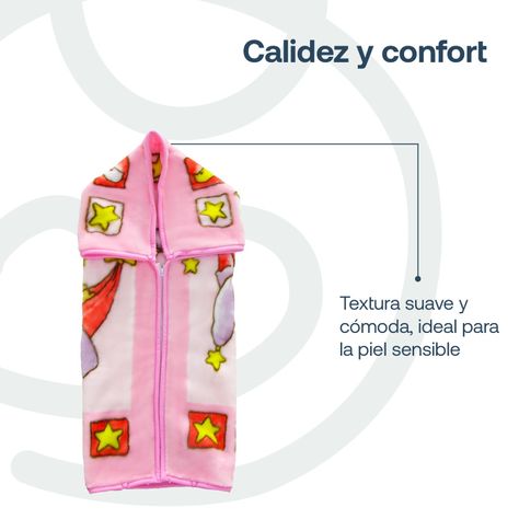 Saco con Broche Oso Rosa Bebesit-3