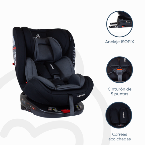 Silla de Auto Convertible OneFix Grey-4