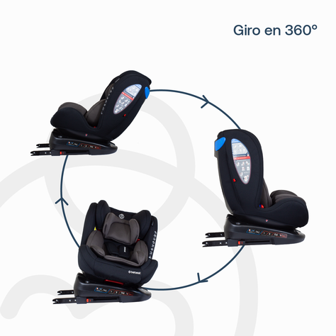 Silla de Auto Convertible OneFix Grey-5