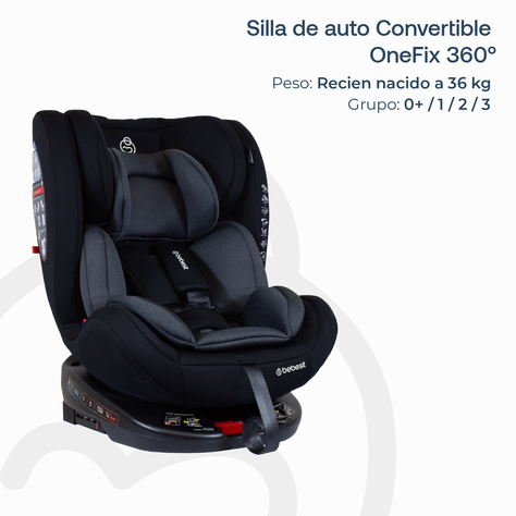Silla de Auto Convertible OneFix Grey-3