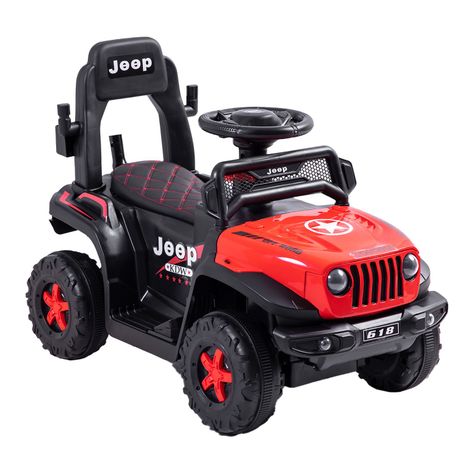 Auto Correpasillo Eléctrico Cruiser Rojo Bebesit-1