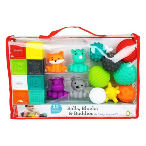 Juguete Bebé Interactivo Balls Blocks Buddies Infantino-0