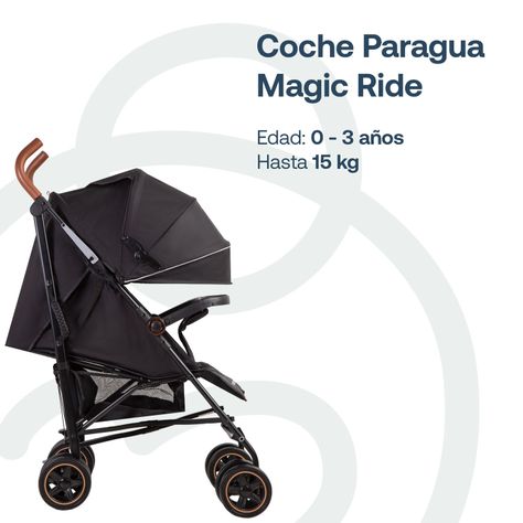 Coche Paragua Magic Ride Negro Bebesit-1