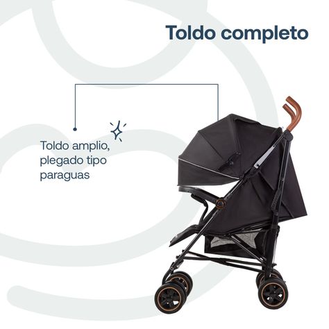 Coche Paragua Magic Ride Negro Bebesit-5