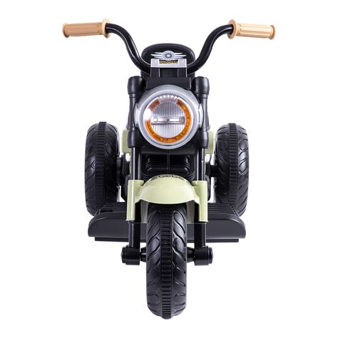 Moto Eléctrica Chopper Verde Bebesit-2