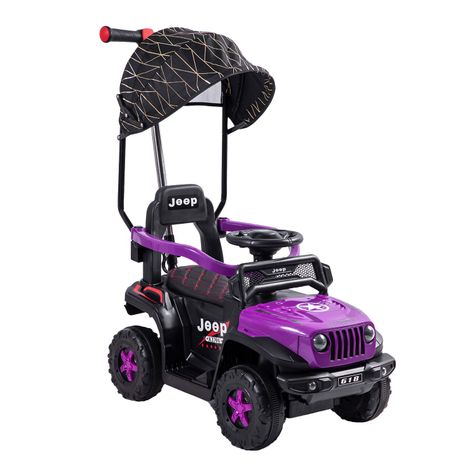 Auto Correpasillo Eléctrico Cruiser Morado Bebesit-0