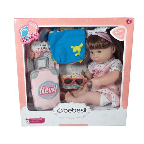 Muñeca Bebe Emma 42cm con accesorios-1