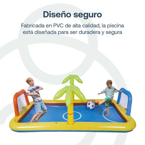 Piscina Centro de Juegos Futbol Voley Multicancha Be Splash-2