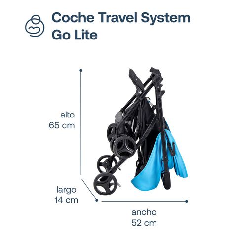 Coche Travel System Go Lite Azul Bebesit-9