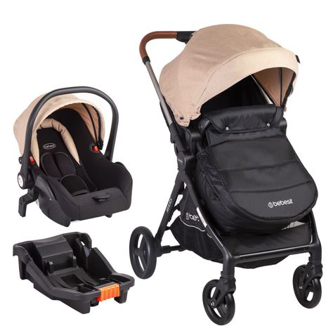 Coche Travel System Mars LX Beige Bebesit-0