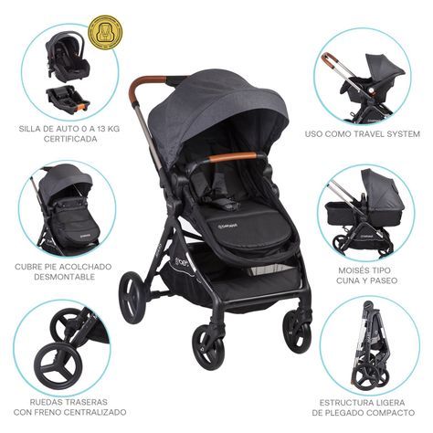 Coche Travel System Mars LX Beige Bebesit-2