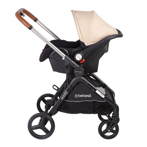 Coche Travel System Mars LX Beige Bebesit-4