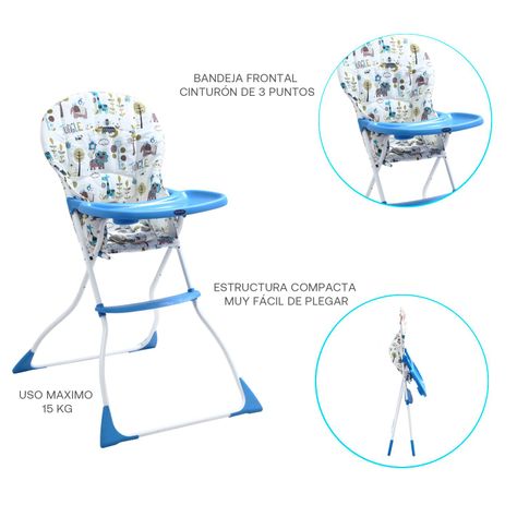 Silla de Comer Arti Azul Bebesit-3