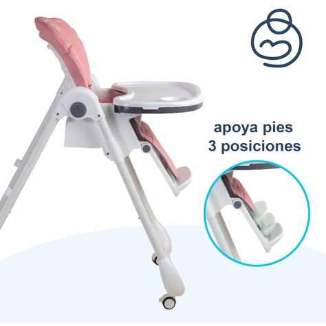 Silla de Comer EasyFeed Rosado Bebesit-6