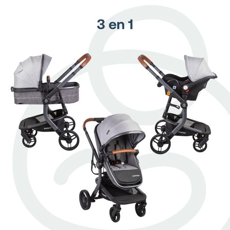 Coche Travel System Taurus Gris-5