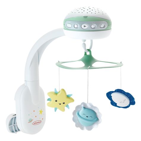 Móvil Proyector Musical 3 en 1 Verde Infantino-0