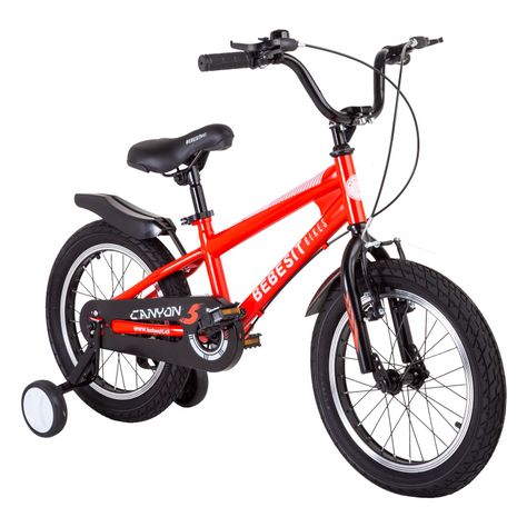 Bicicleta Canyon 16" Rojo Cubre Cadena Niños 4-10 Años Bebesit-0