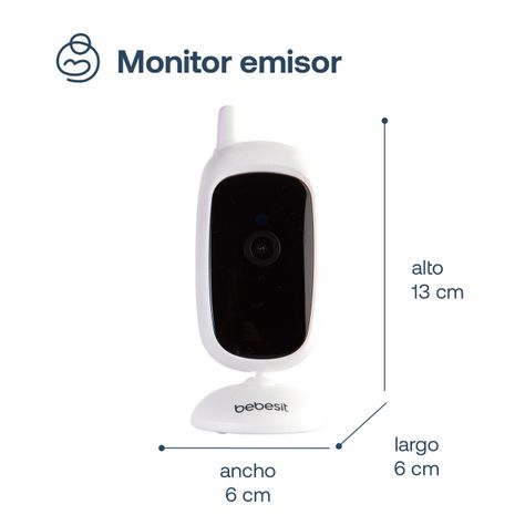 Cámara Monitor Portatil Bebe LCD 2.4 Visión Nocturna Bebesit Bebesit-6