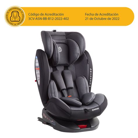 Silla de Auto Saturn Dark Grey-9