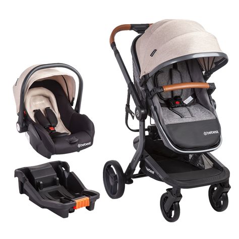 Coche Travel System Taurus Beige Bebesit-0