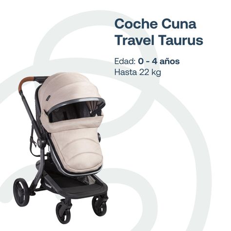 Coche Travel System Taurus Beige Bebesit-1