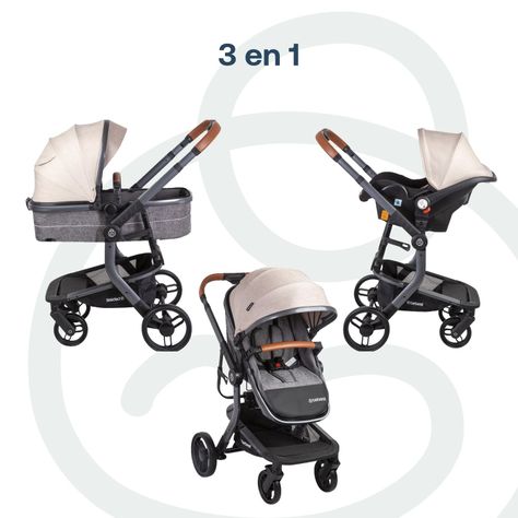 Coche Travel System Taurus Beige Bebesit-6