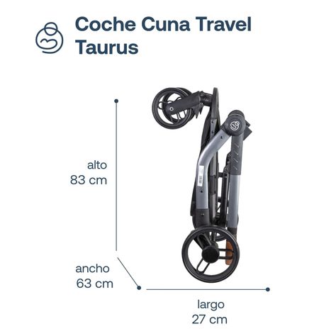 Coche Travel System Taurus Beige Bebesit-8