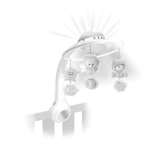 Projector Musical 3en1 Gris Infantino-1