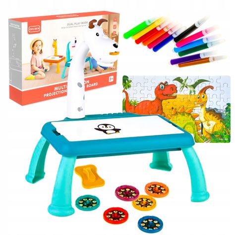 Mesa Juguete proyector Cachorro para dibujar multifuncional-3