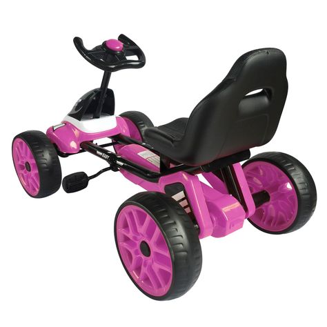 Go Kart Corsa GK5023 Rosado Bebesit-1