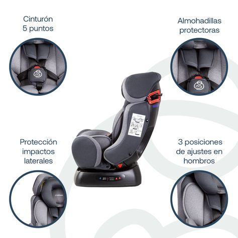 Silla de Auto Orbit Lx Gris Bebesit-2