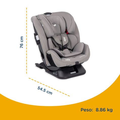 Silla de Auto Joie Convertible Every Stage FX - Gray Flannel-8