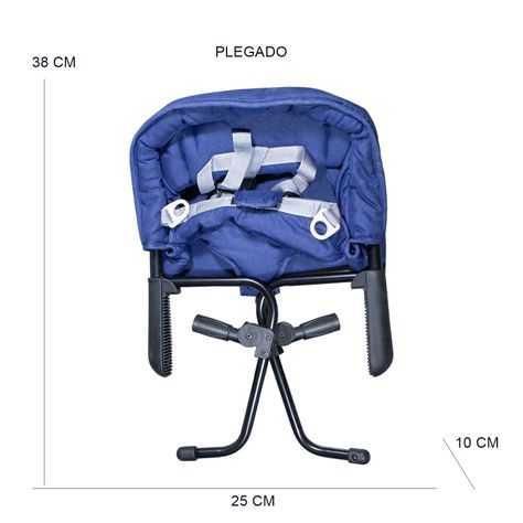 Silla de Comer Eat & Bear Azul Sujeción de Mesa Portable-7