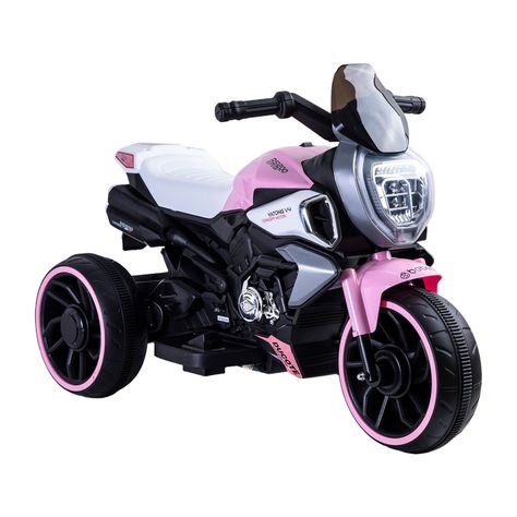 Moto 3 Ruedas Trimoto Bolt Rosa Bebesit-0
