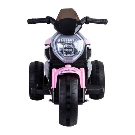 Moto 3 Ruedas Trimoto Bolt Rosa Bebesit-3
