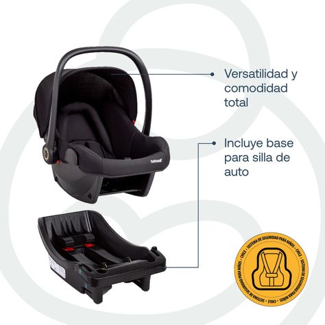 Coche Travel System Swift 360 Negro Bebesit-4