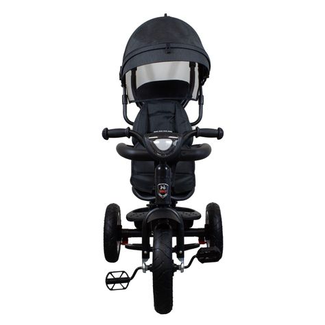 Triciclo Paseo Infantil 360 1326 LX Negro Bebesit-2