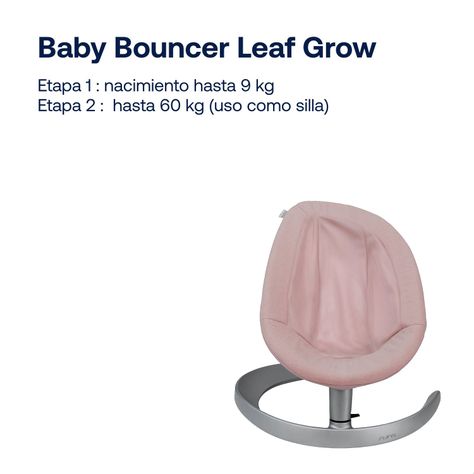 Baby Bouncer Nuna Leaf Grow Blush-1