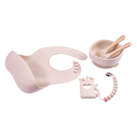 Set Alimentación March Silicona Beige-4