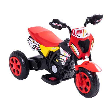 Moto Eléctrica Cross Rojo Bebesit-0