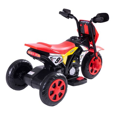 Moto Eléctrica Cross Rojo Bebesit-2