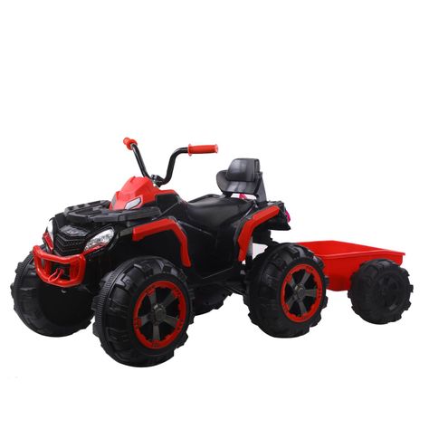 Cuadrimoto Big Quad 1288 con Carro Roja Bebesit-0