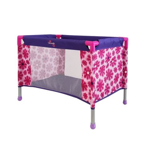 Coche Travel de Juguete para Muñeca Rosado + Cuna Bebesit-3